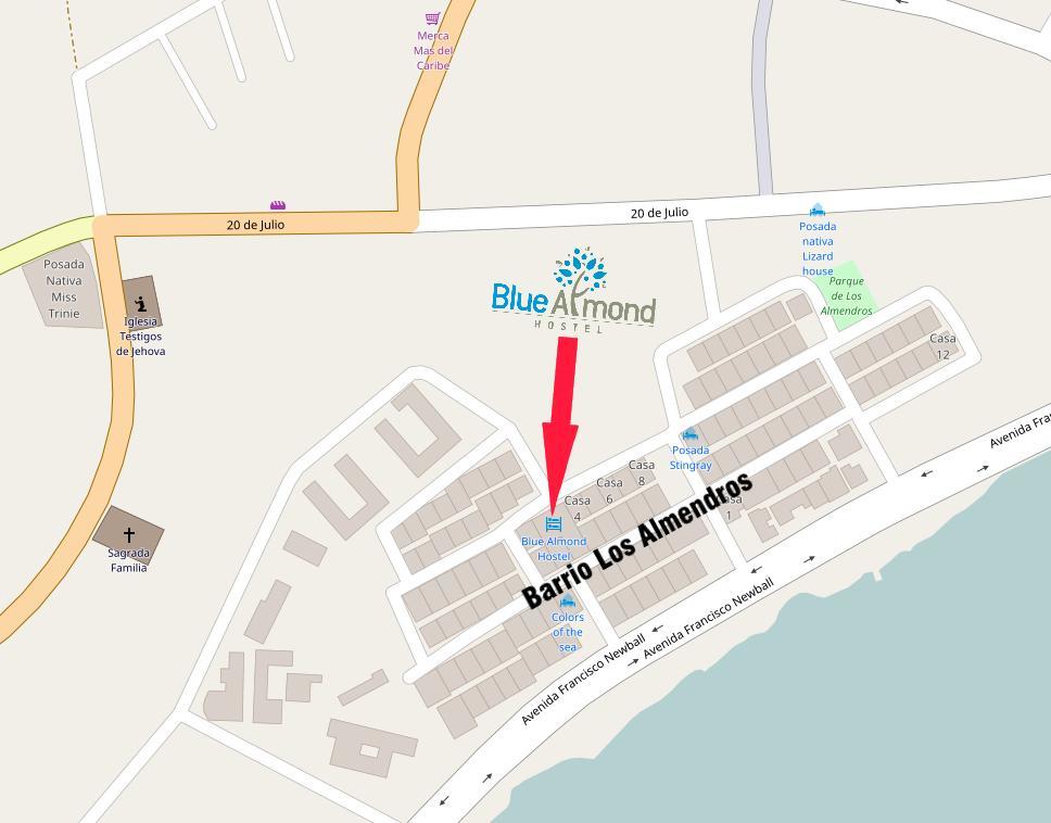 Blue Almond Hostel - San Andres מראה חיצוני תמונה